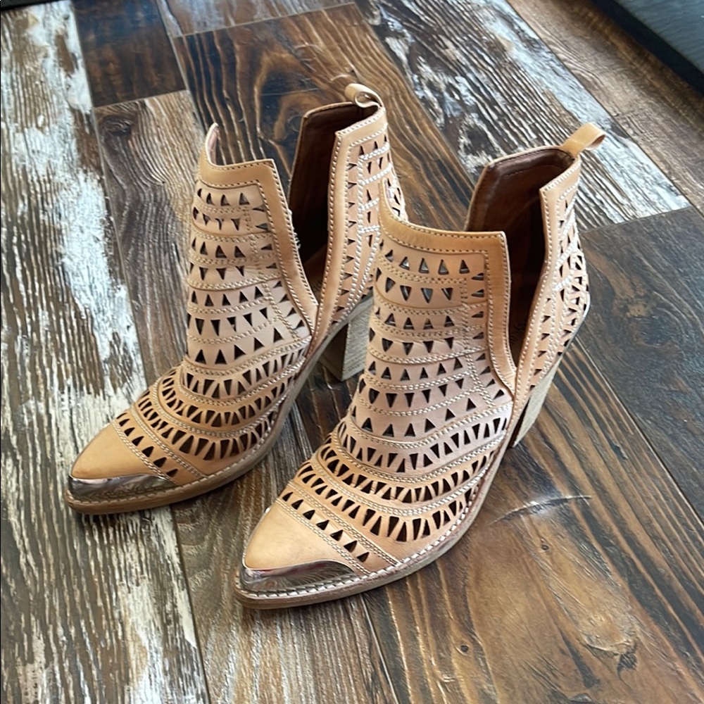 Jeffrey Campbell Cutout Ankle Booties